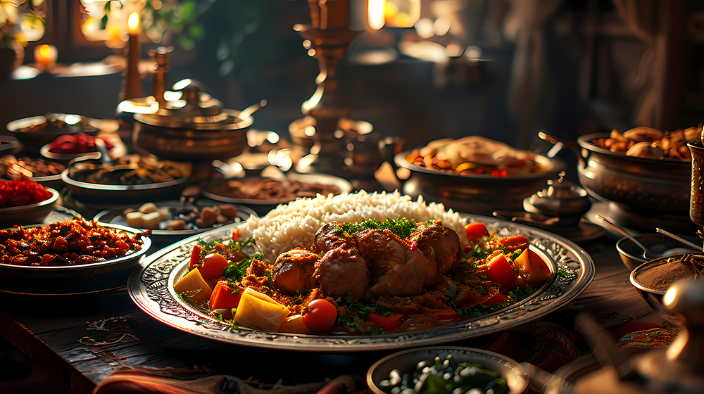 Gharana Restaurant in Dubai Menu Review Chicken Chicken Tikka & Rice